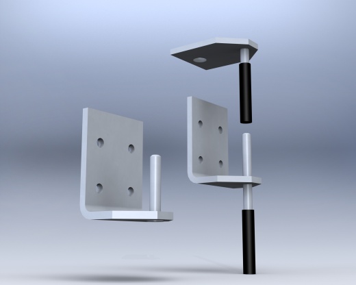 天然石材固定支架(分解图)缩略图